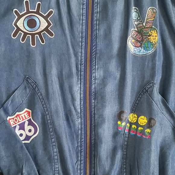 Denim bomber jacket - Picture 4 of 5